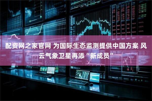配资网之家官网 为国际生态监测提供中国方案 风云气象卫星再添“新成员”