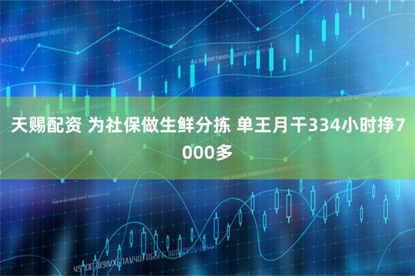 天赐配资 为社保做生鲜分拣 单王月干334小时挣7000多